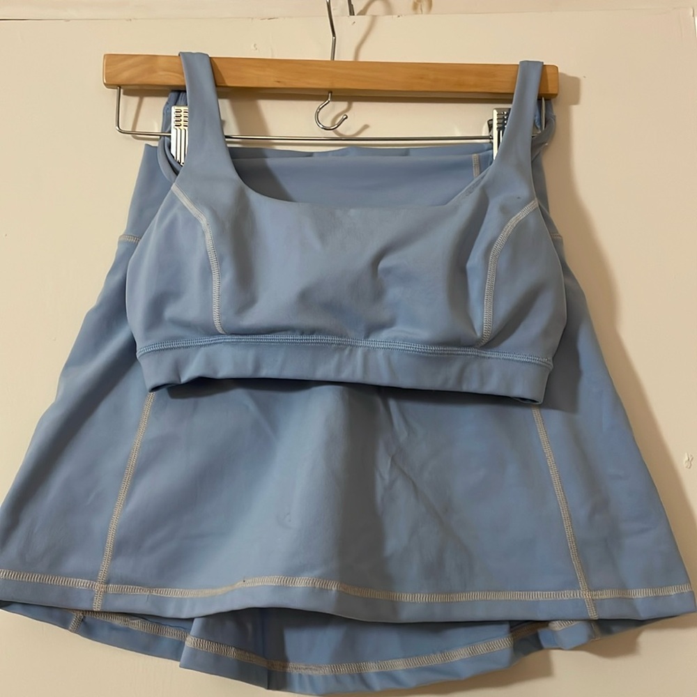 J.Crew Tennis Skirt & Sports Bra Set